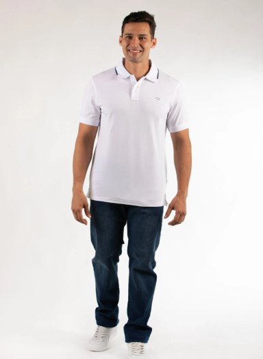 POLO MANGA CORTA HOMBRE OSCAR DE LA RENTA - 1