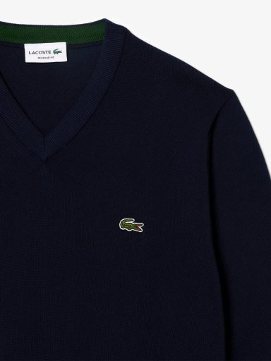 CHOMPA HOMBRE LACOSTE CUELLO EN V - 4