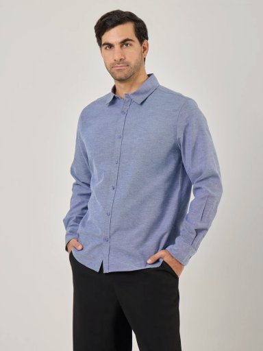 CAMISA MANGA LARGA REGULAR FIT HOMBRE MARQUIS OXFORD - 3