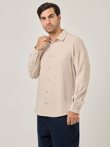 CAMISA MANGA LARGA REGULAR FIT HOMBRE MARQUIS TENCEL - 3