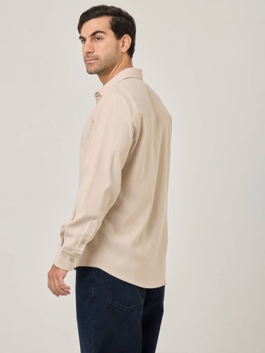 CAMISA MANGA LARGA REGULAR FIT HOMBRE MARQUIS TENCEL - 2