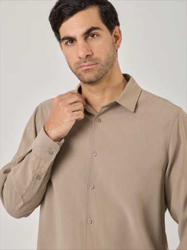 CAMISA MANGA LARGA REGULAR FIT HOMBRE MARQUIS TENCEL - 5