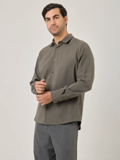 CAMISA MANGA LARGA REGULAR FIT HOMBRE MARQUIS TENCEL - 3