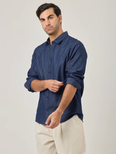 CAMISA MANGA LARGA REGULAR FIT HOMBRE MARQUIS DENIM - 3