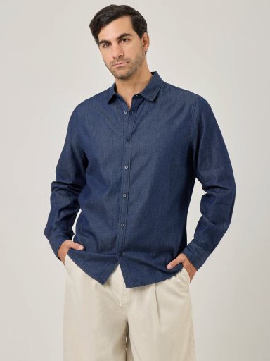 CAMISA MANGA LARGA REGULAR FIT HOMBRE MARQUIS DENIM - 2