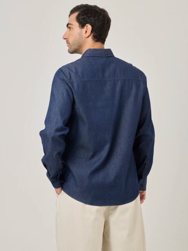 CAMISA MANGA LARGA REGULAR FIT HOMBRE MARQUIS DENIM - 4