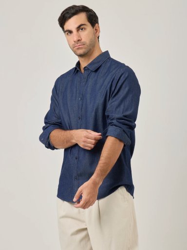 CAMISA MANGA LARGA REGULAR FIT HOMBRE MARQUIS DENIM - 3