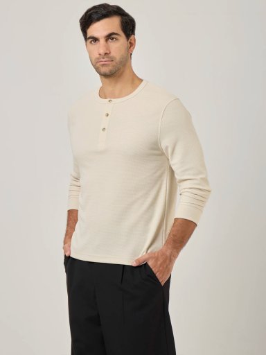 POLO MANGA LARGA RELAXED FIT HOMBRE MARQUIS HENLEY - 4