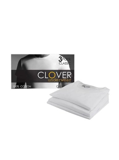 CAMISETA CLOVER HOMBRE ALGODÓN PACK X3