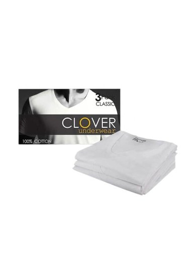 CAMISETA CLOVER HOMBRE ALGODÓN CUELLO V