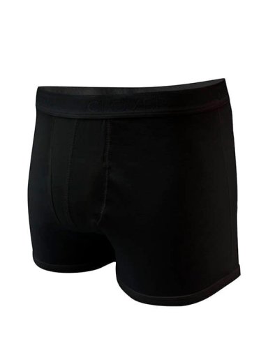 BÓXER HOMBRE CLOVER NEGRO RIB LYCRADO - 1