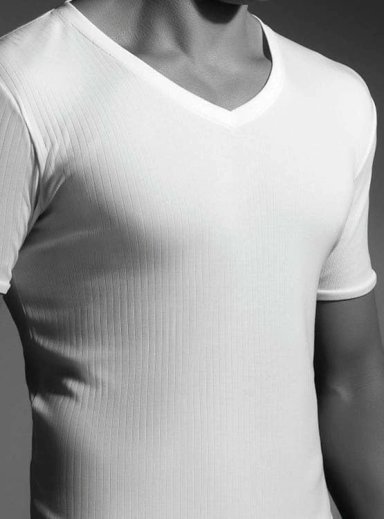 CAMISETA CLOVER HOMBRE ALGODÓN CUELLO V