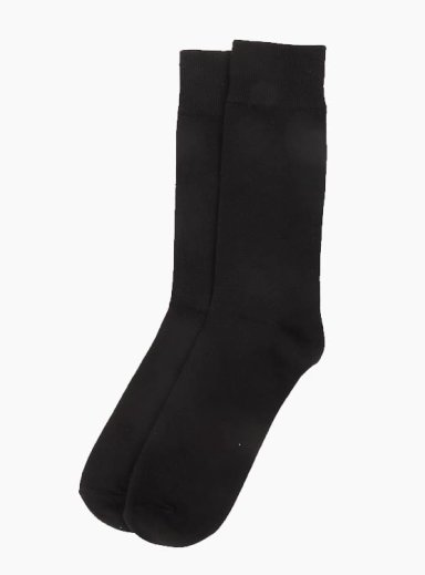 PACK 4 CAJA MEDIAS HOMBRE KENNETH STEVENS NEGRO 4 SOLID S 4 SOLID