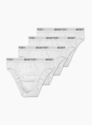 CALZONCILLOS BOSTON HOMBRE ALGODÓN PACK X4