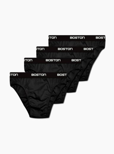 CALZONCILLOS BOSTON HOMBRE ALGODÓN PACK X4 - 1