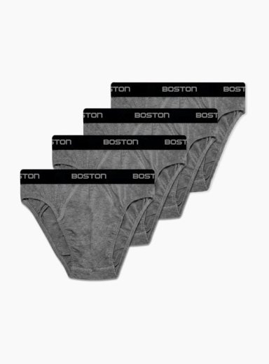 CALZONCILLOS BOSTON HOMBRE ALGODÓN PACK X4 - 1