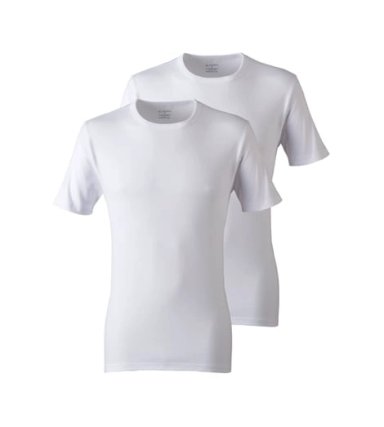 CAMISETA ALGODÓN HOMBRE JOCKEY BLANCO PACK X2PC0894