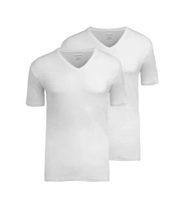 CAMISETA HOMBRE JOCKEY BLANCO PACK X2 PC0895