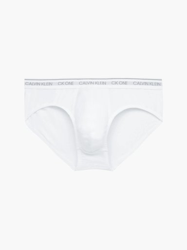 CALZONCILLOS ALGODÓN HOMBRE CALVIN KLEIN BLANCO HIP BRIEF - 1