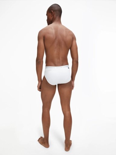 CALZONCILLOS ALGODÓN HOMBRE CALVIN KLEIN BLANCO HIP BRIEF - 3