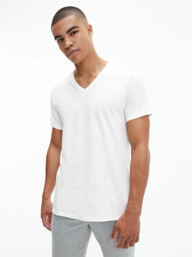CAMISETA INTERIOR ALGODÓN HOMBRE CALVIN KLEIN BLANCO NB4012-100 - 4