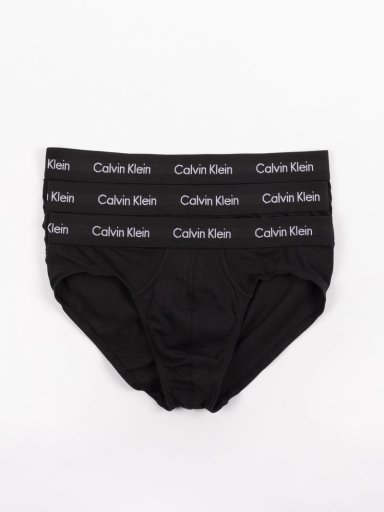 PACK CALZONCILLO ALGODÓN HOMBRE CALVIN KLEIN NEGRO NB2613-001 - 1