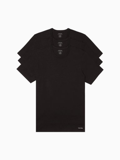 CAMISETA INTERIOR ALGODÓN HOMBRE CALVIN KLEIN NEGRO NB4013-001 - 1