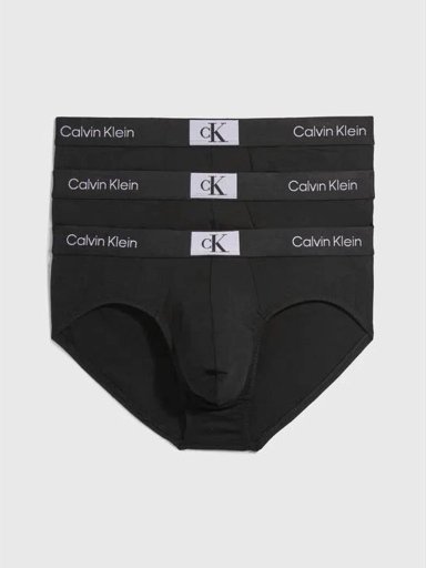 PACK CALZONCILLO ALGODÓN HOMBRE CALVIN KLEIN NEGRO NB3527-001