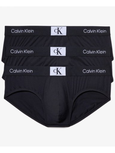 PACK CALZONCILLO ALGODÓN HOMBRE CALVIN KLEIN NEGRO NB3531-001 - 1