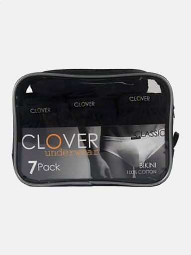 PACK X7 CALZONCILLO BIKINI CLÁSICO ALGODÓN HOMBRE CLOVER - 2