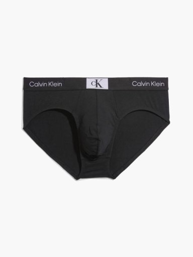 CALZONCILLO ALGODÓN HOMBRE CALVIN KLEIN NEGRO HIP BRIEF NB3402002 - 4