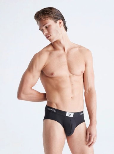 CALZONCILLO MICROFIBRA HOMBRE CALVIN KLEIN NEGRO HIP BRIEF NB3405006 - 1