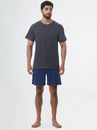 PIJAMAS HOMBRE KENNETH STEVENS LISO NEGRO - 5