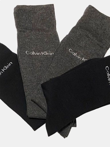 PACK X4 MEDIAS ALGODÓN HOMBRE CALVIN KLEIN DRESS CREW