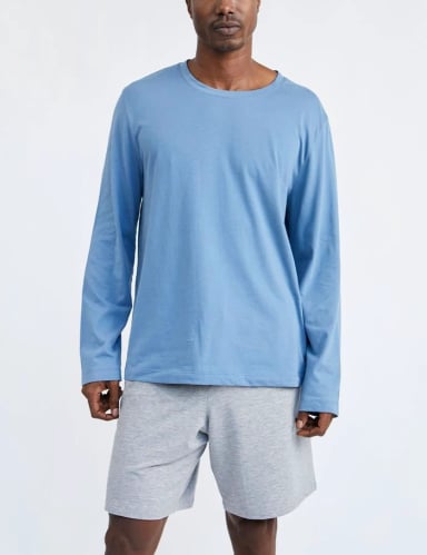 PIJAMA ALGODÓN HOMBRE IN BLOOM CREW NECK T-SHIRT - 1