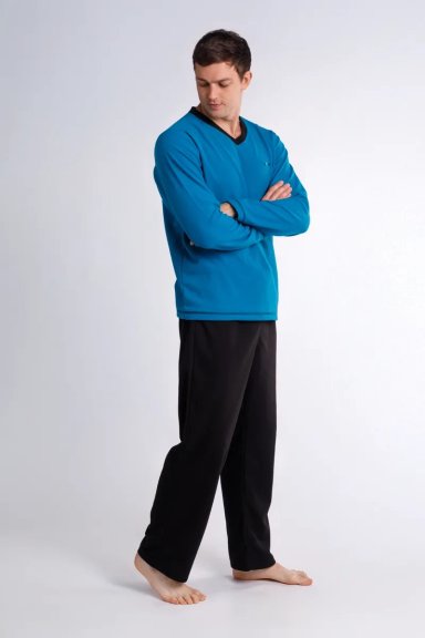 PIJAMA LARGA HOMBRE CLOVER MINNESOTA - 1