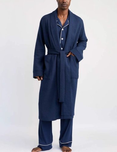 BATA A LA RODILLA UNISEX IN BLOOM BATA JACQUARD