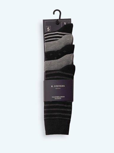 PACK X5 CALCETINES HOMBRE KENNETH STEVENS CASUAL - 2