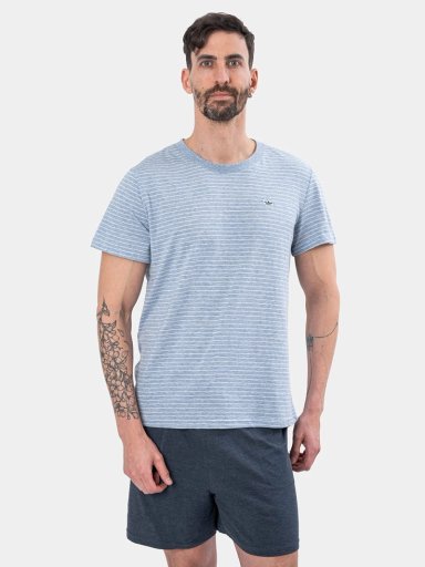 PIJAMA CORTO ALGODÓN HOMBRE PALMERS - 1