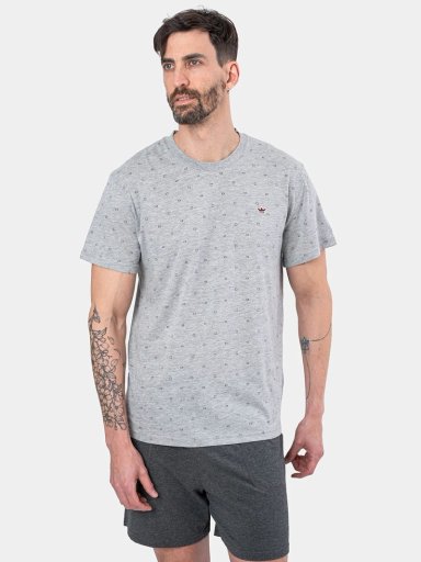 PIJAMA CORTO ALGODÓN HOMBRE PALMERS - 1