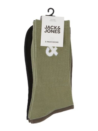 PACKX3 MEDIAS HOMBRE JACK & JONES JACKEX VERDE CLARO - 5