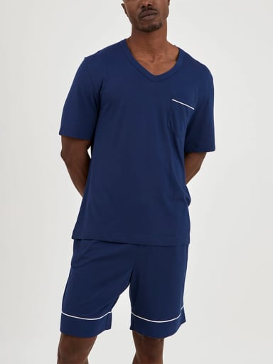 PIJAMA HOMBRE IN BLOOM NOAH CORTO SAPPHIRE - 3
