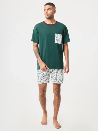 PIJAMA HOMBRE INDEX BLANCA NAVIDAD - 5
