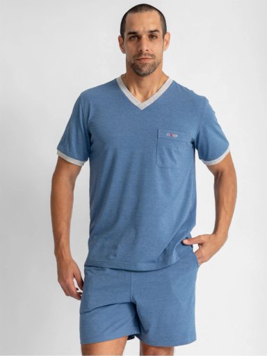 PIJAMA ALGODÓN HOMBRE CLOVER MADISON - 1