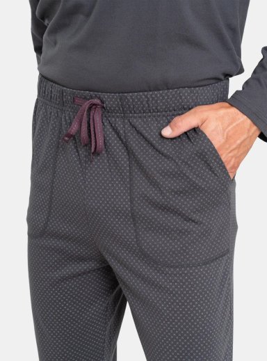 PIJAMA MANGA LARGA HOMBRE PALMERS CON BOLSILLOS - 3