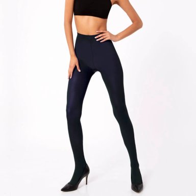 PANTY MICROFIBRA MUJER LANCASTER AZUL 1920LARG1 OPACA PRETINA ALTA