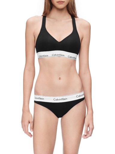 CALZÓN ALGODÓN MUJER CALVIN KLEIN NEGRO BIKINI - 3