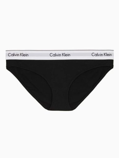 CALZÓN ALGODÓN MUJER CALVIN KLEIN NEGRO BIKINI - 4