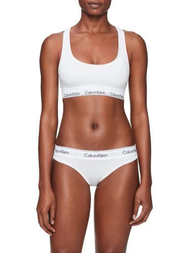 CALZÓN ALGODÓN MUJER CALVIN KLEIN BLANCO BIKINI - 3
