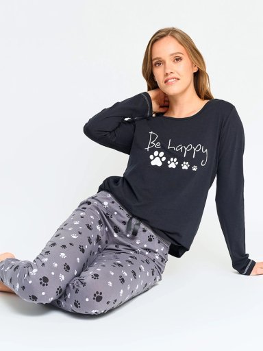 PANTALÓN TOBILLERO MUJER INDEX PIJAMA PUNO - 4
